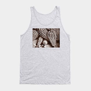 Seed Heads - a sepia-tinted image Tank Top